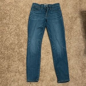 Madewell high rise skinny jeans size 27